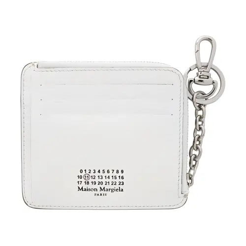 Maison Margiela Grain Leather Wallet Women's White