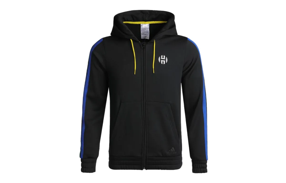 Adidas Jackets Men's Black Hooded Moderate Other