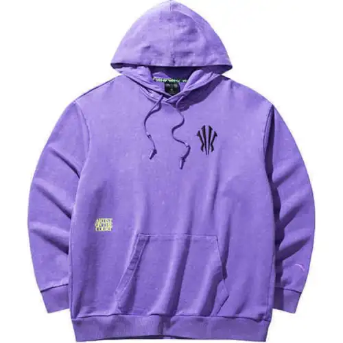 Anta Basketball Collection Sweatshirt Unisex Fluorescent Grape Purple