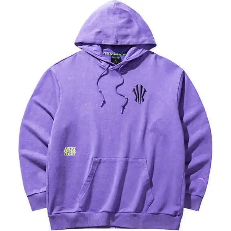 Anta Basketball Collection Sweatshirt Unisex Fluorescent Grape Purple
