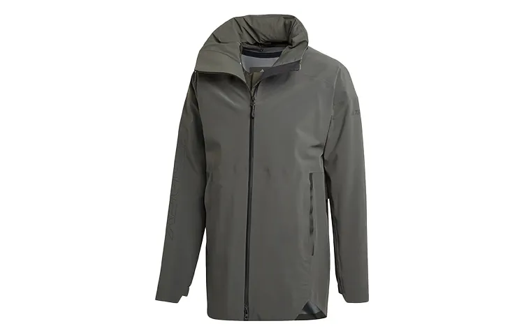 Adidas MYSHELTER Jackets Men's Deep Earthy Brown Hooded Moderate Other