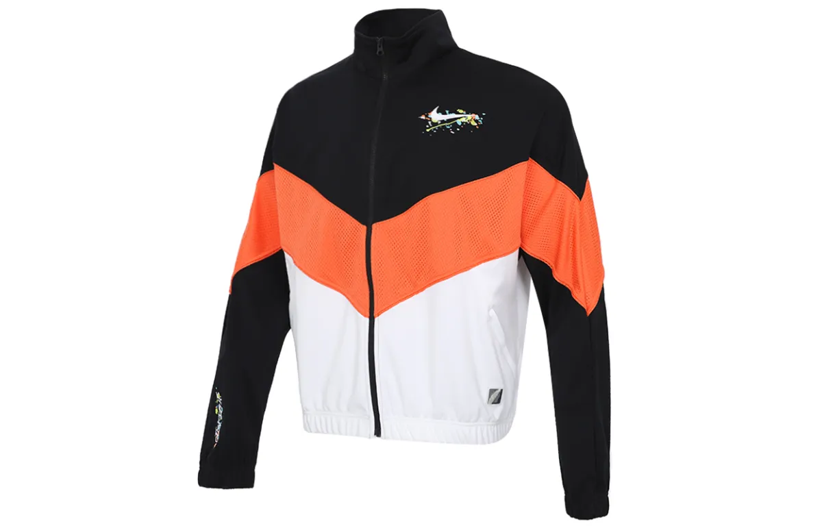 Nike Jackets Men's Black Stand Collar Moderate Other