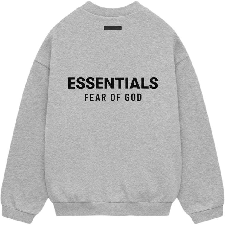 Мужское худи Fear of God Essentials FW24 Holiday Core (светло-серый)