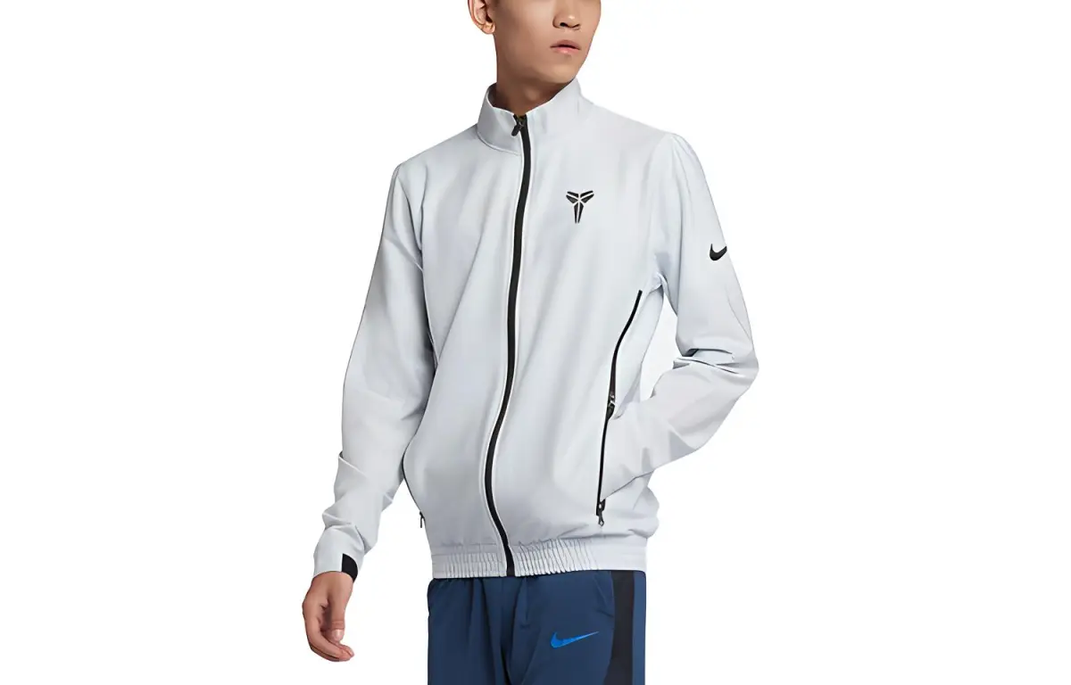 Nike Jackets Men's White Stand Collar Moderate Other