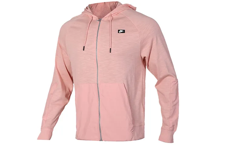 Nike Jackets Men's Coral Red Hooded Moderate Other