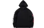 Li Ning Sports Fashion Collection Logo Print Fleece Lined Thermal Hoodie Jacket Unisex New Standard Black