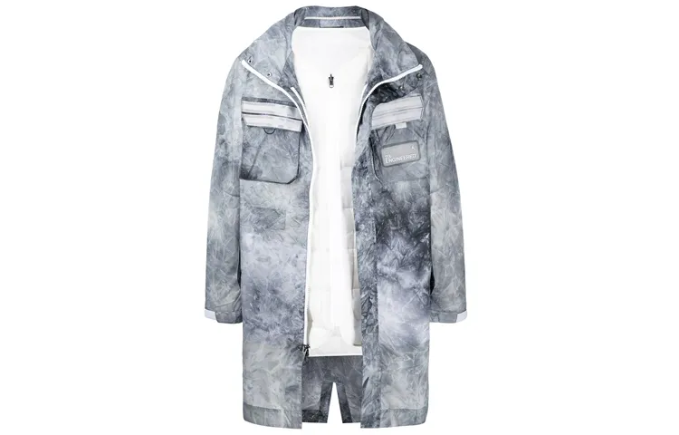 Jordan 23 Jackets Men's White Gray Hooded Moderate Mock Two-Piece