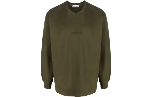 STONE ISLAND Sweaters Men's Green Crew Neck Moderate Other