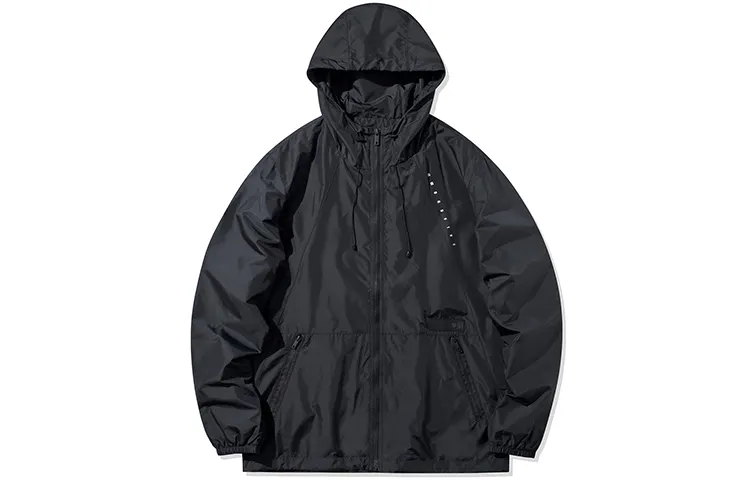Li Ning Jackets Men's Black Hooded Moderate Other