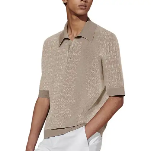 HERMES SS24 T Shirt Men's Sand Yellow