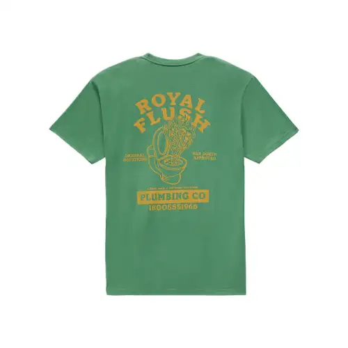 Vans The Royal Flush T Shirt T Shirt Men's Green