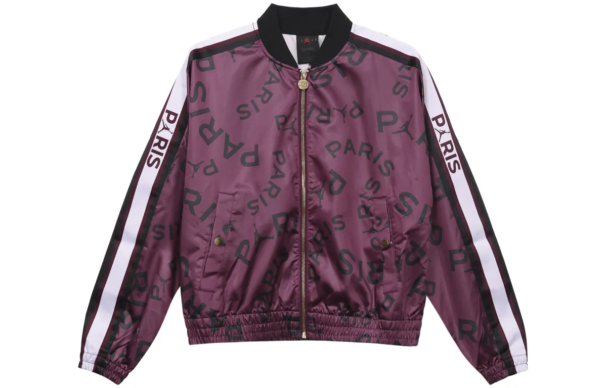 Jordan Jackets Unisex Purple Baseball Collar Moderate Other
