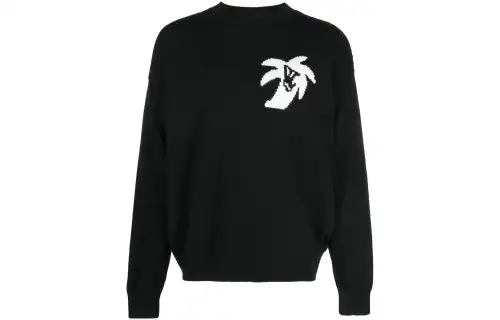 PALM ANGELS Hunter Intarsia-logo Jumper