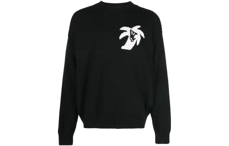 PALM ANGELS Hunter Intarsia-logo Jumper