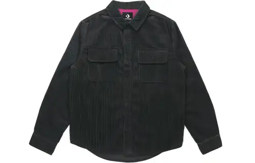 Converse Jackets Men's Black Lapel Moderate Other