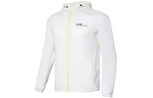 Li Ning Jackets Men's White Hooded Moderate Other