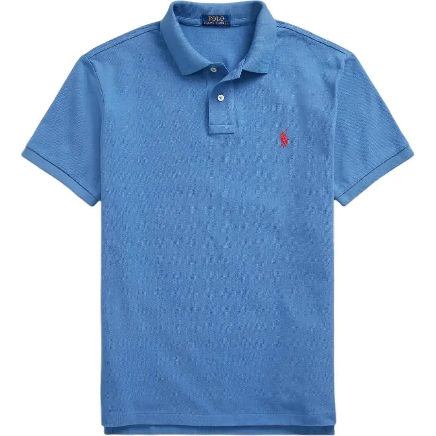 Polo Ralph Lauren Polo Shirt Custom Slim Fit Men's Medium Blue