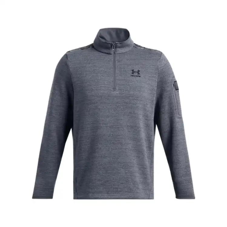 Under Armour Expanse Sweatshirt Men's Downpour Gray/Midnight Marine Blue