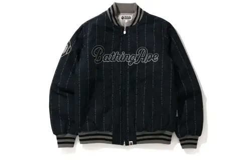 A BATHING APE Jackets Men's Baseball Collar Moderate Other