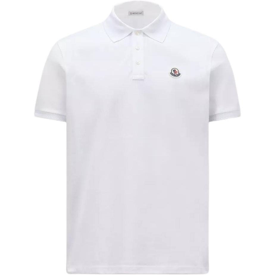 Мужская футболка Moncler Polo (белая)