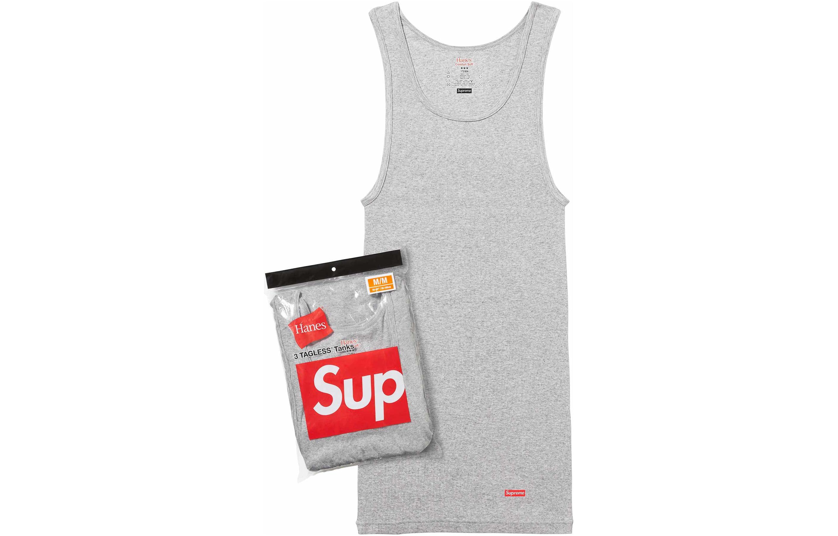Supreme Hanes Tagless Tank Tops 3 Pack