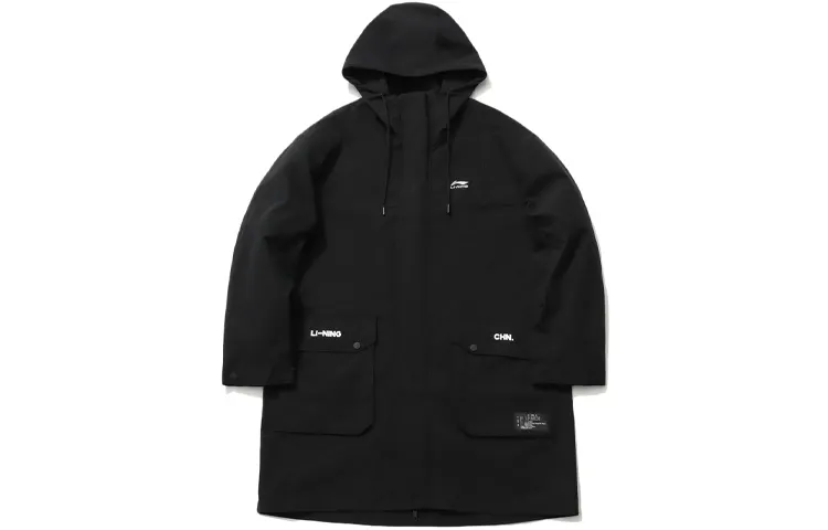 Li Ning Jackets Men's Black Hooded Moderate Other