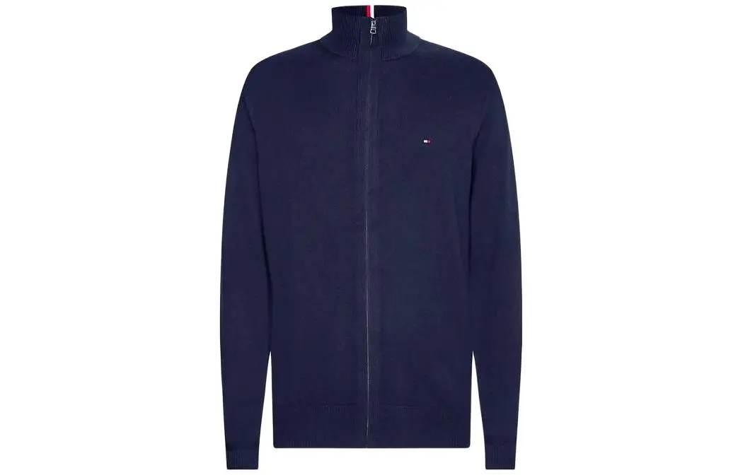 Tommy Hilfiger Cashmere Sweater Men's Marine Blue