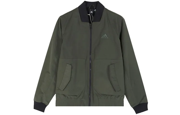 Adidas EI JKT FL BOMB Jacket Men's Light Gray Green