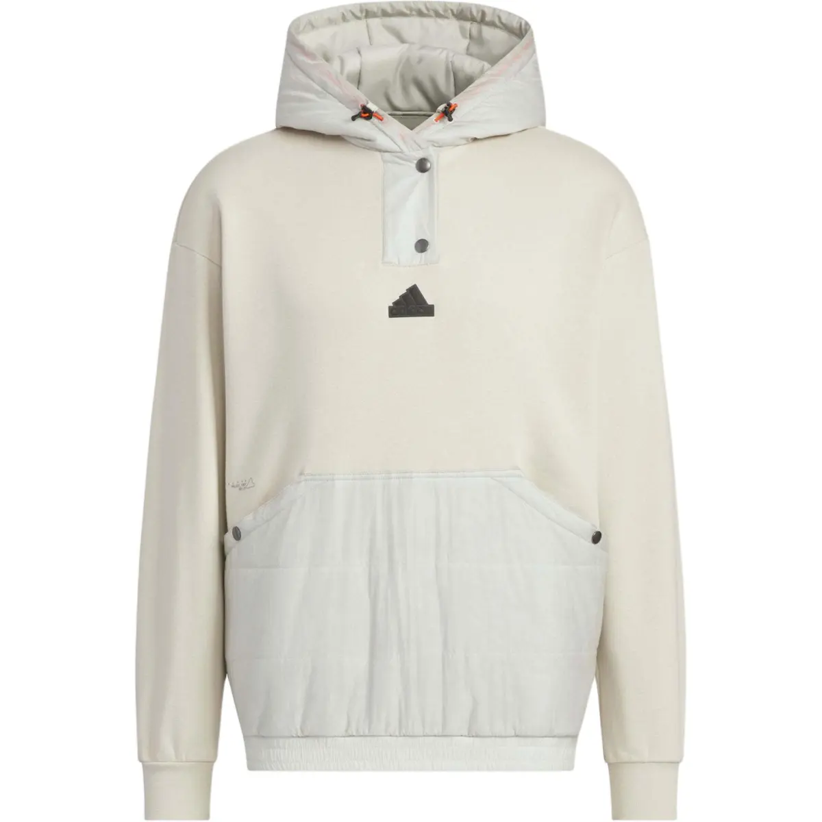 Adidas FW24 TECH WARM MIX TOP Sweatshirt Unisex Light Sesame Earth Gray