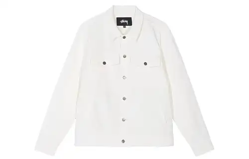 Stussy Jackets Unisex White Lapel Moderate Other