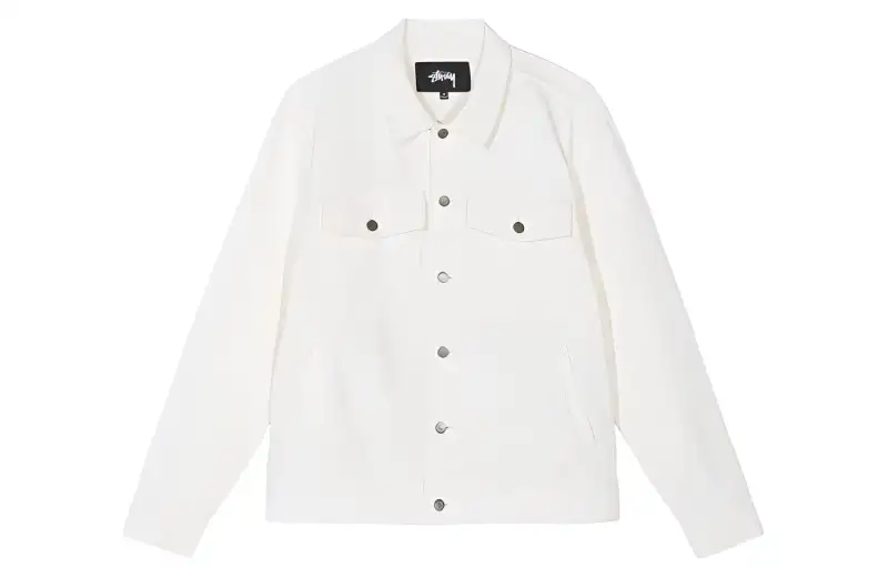 Stussy Jackets Unisex White Lapel Moderate Other
