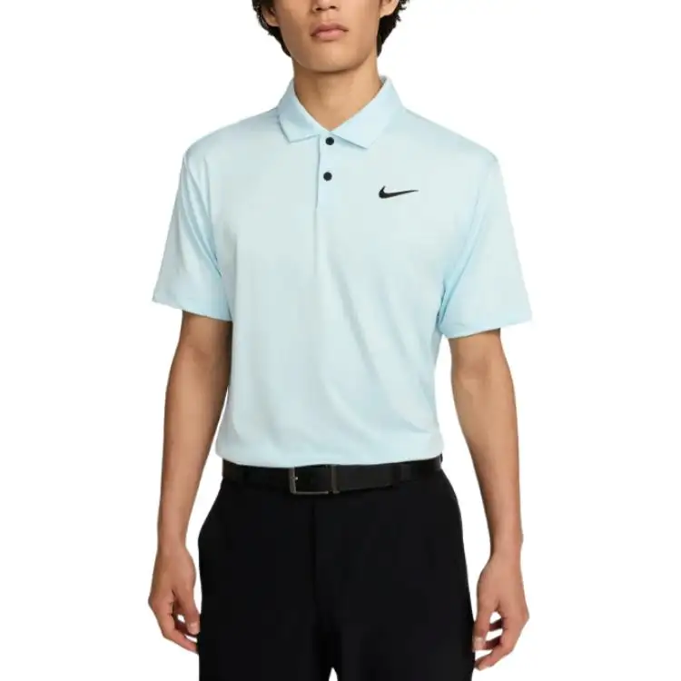 Nike Polo Shirt Men's Glacier Blue/Black