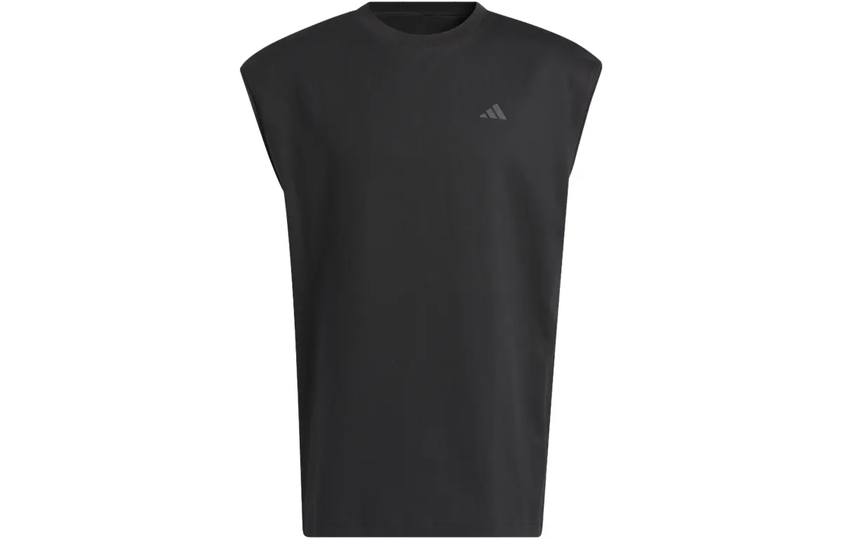 Adidas Tank Tops Men's Black Crew Neck Moderate Other