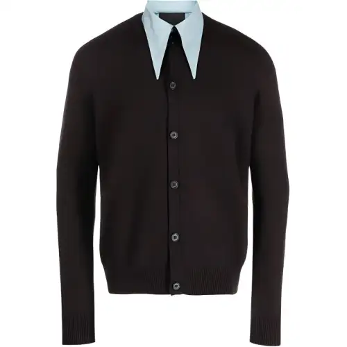 PRADA Button Down Collared Cardigan