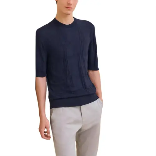 HERMES FW24 Sweater Men's Marine Blue