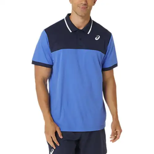 Asics Polo Shirt Men's Dark Blue