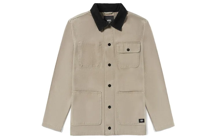 Vans Jackets Men's Khaki Lapel Moderate