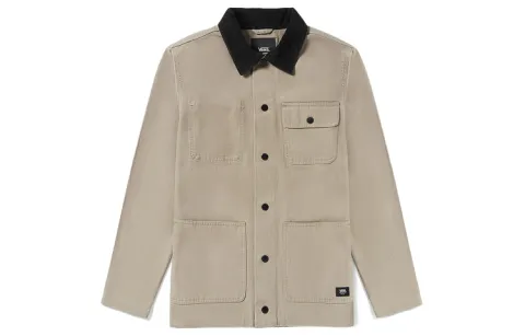 Vans Jackets Men's Khaki Lapel Moderate