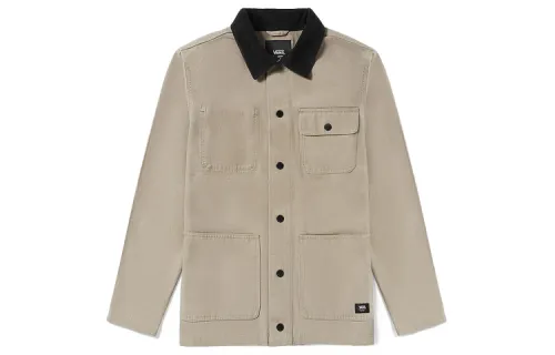 Vans Jackets Men's Khaki Lapel Moderate Workwear
