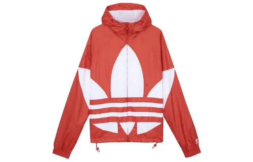 Adidas Originals Trefoil Jackets Men's Red Hooded Moderate Other