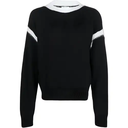 SAINT LAURENT Crewneck Long Sleeved Knitted Jumper