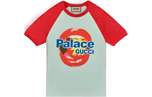 JIMEI PALACE X GUCCI Printed Cotton Jersey T-shirt