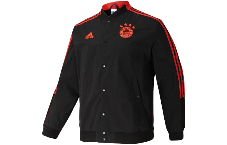 Adidas CNY Jackets Men's Black Baseball Collar Moderate Pilot