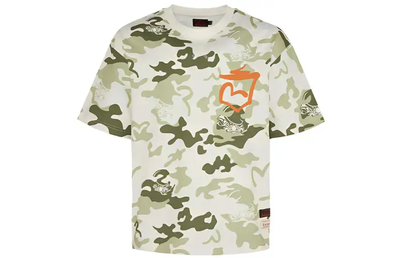 EVISU SS21 Straight Fit T Shirt Men's Multicolor Gift Recommendation