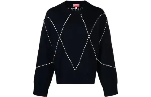 KENZO Sashiko Stitch Crew-neck Jumper