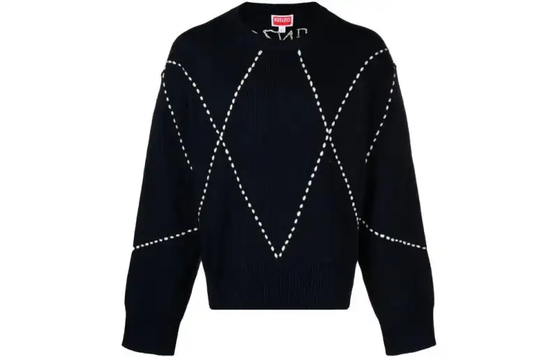 KENZO Sashiko Stitch Crew-neck Jumper