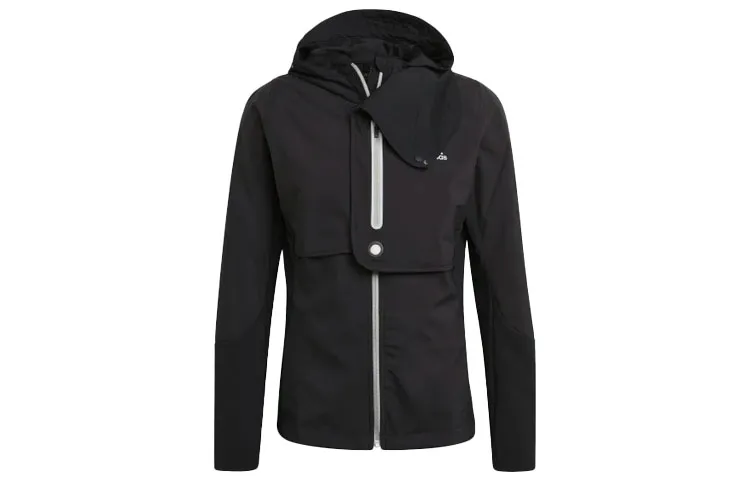 Adidas Jackets Men's Black Hooded Moderate Other