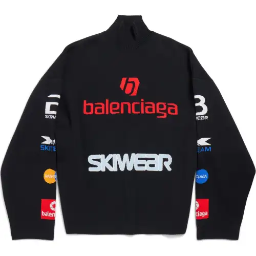 Balenciaga Turtleneck Long Sleeved Ski Sweater