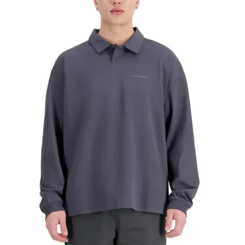 New Balance Polo Shirt Men's Gray
