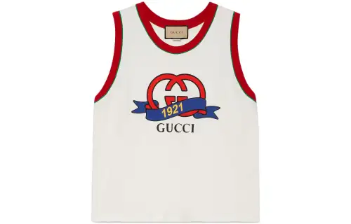GUCCI Interlocking G 1921 Print Tank Top